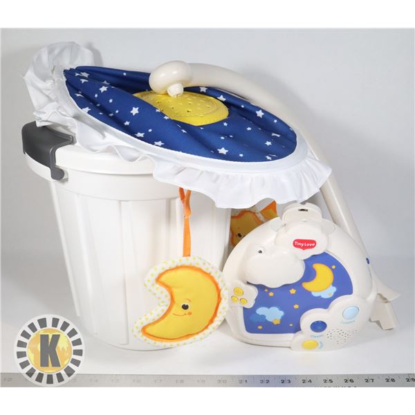 CRIB MOBILE SOLD WITH DIAPER GARBAGE