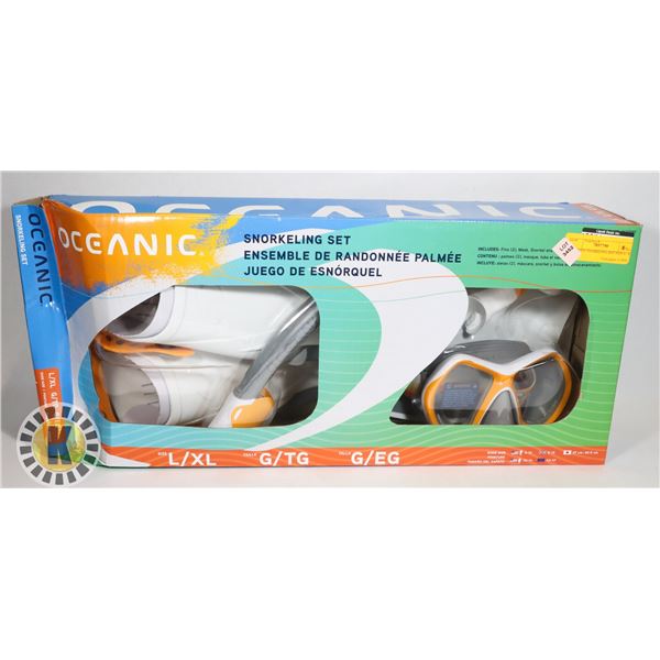 OCEANIC SNORKELING KIT SIZE L/ XL