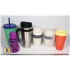 Image 1 : BUNDLE OF TO GO DRINK CONTAINERS