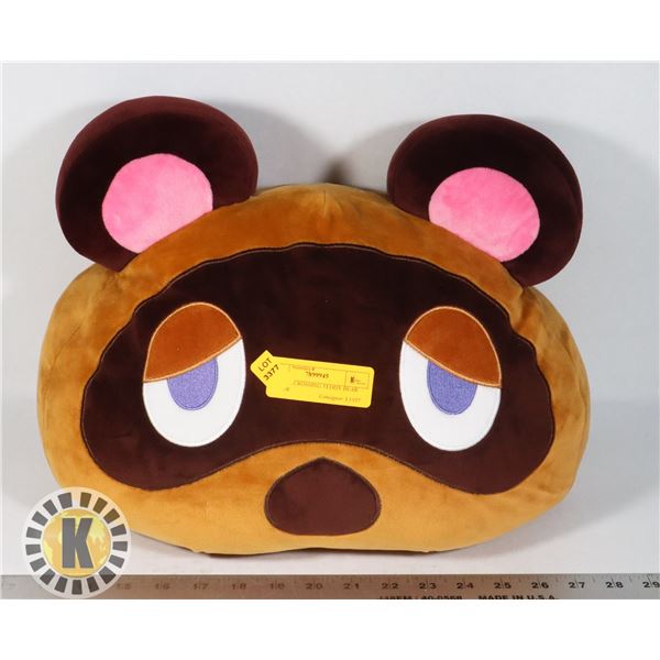 ANIMAL CROSSING TEDDY BEAR PILLOW