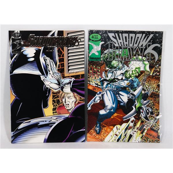 LOT OF 2 SHADOWHAWK COMICS