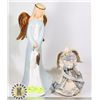 Image 1 : 2 ANGEL FIGURES. ONE TALL AND A MUSIC BOX ONE