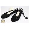 Image 1 : WOMENS BLACK INSULATED BALLET FLAT SIZE 9