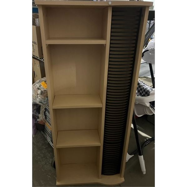 ESTATE WOODEN DVD/BLURAY/BOOK &CD SHELF UNIT