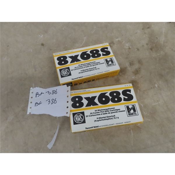 8 X 68 S Ammo 40 Rounds MUST PROVIDE PROOF OF PAL PRIOR TO PURCHASE 8-x-68-s-ammo-40-rounds-must-provide-proof-of-pal-prior-to-purchase