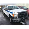 Image 2 : 2013 FORD F150 XL, 4DR EXT CAB TRUCK, WHITE, VIN 1FTVX1ET3DKD17808