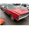 Image 2 : 1970 PLYMOUTH FURY III, 2DR CONVERTIBLE, RED, VIN PM27L0D196224