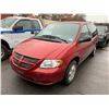 Image 1 : 2006 DODGE GRAND CARAVAN, MINI VAN, RED, VIN 1D4GP24RX6B651621