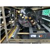 Image 2 : WOLVERINE 3PIECE HYDRAULIC SKID STEER AUGER ATTACHMENT, WITH 3 ASSORTED BITS