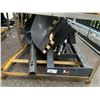 Image 2 : WOLVERINE 3PIECE HYDRAULIC SKID STEER AUGER ATTACHMENT, WITH 3 ASSORTED BITS