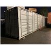 Image 2 : *H/T* *W* GREY 40' 52,910 MAX CAPACITY INDUSTRIAL TRANSPORT CONTAINER WITH 4 DUAL SWING SIDE DOORS