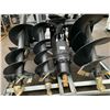 Image 2 : HYDRAULIC SKID STEER AUGER ATTACHMENT WITH 3 ASSORTED BITS