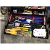 Image 2 : RED METAL TOP OPENING TOOL BOX WITH ASSORTED HAND TOOLS & CONTENTS