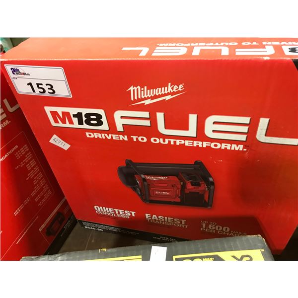 MILWAUKEE M18 FUEL 2840-20 CORDLESS ELECTRIC 2 GALLON COMPACT  QUIET COMPRESSOR