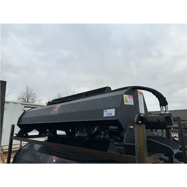 WOLVERINE 72" HYDRAULIC SKID STEER TILLER ATTACHMENT