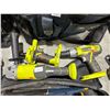 Image 2 : LOT OF ASSORTED RYOBI POWER TOOLS INCLUDING ELECTRIC RECIPROCATING SAW, CORDLESS ANGLE GRINDER,