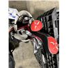 Image 2 : PING WHITE GOLF BAG WITH 12 ASSORTED GOLF CLUBS
