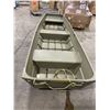 Image 2 : LOWE L232 ALUMINUM NWFRS-6, 11 1/2' RESCUE BOAT WITH WOODEN LOCK IN OARS & BAILOUT EQUIPMENT