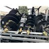 Image 2 : HYDRAULIC SKID STEER AUGER ATTACHMENT WITH 3 ASSORTED BITS
