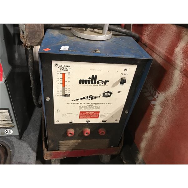 MILLER HH-18 THUNDER BOLT MOBILE AC SHIELDED METAL ARC WELDING POWER SOURCE