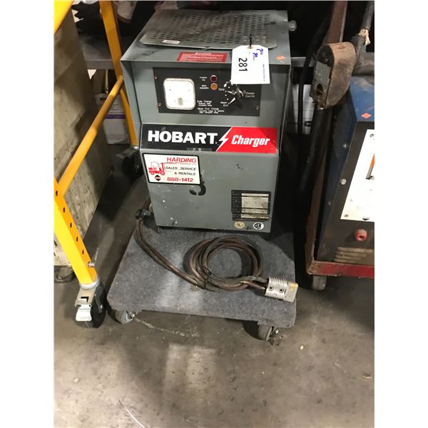 HOBART 6 CELL 226-450 AMP HOURS, 12V, SINGLE PHASE CHARGER