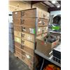 Image 2 : 8 EMPTY WOODEN STORAGE CRATES 40" X 28.5" X 8"