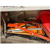 Image 2 : LARGE LOT OF ASSORTED ORANGE SAFETY CONES, AND ASSORTED ROAD SAFETY SIGNS