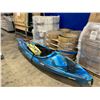 Image 2 : PELICAN PREMIUM BLUE SINGLE SEAT KAYAK WITH PADDLE AND LONGBOARD