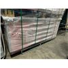 Image 2 : RED STEELMAN 10 DRAWER 2 DOOR WORKBENCH H36" X W88" X D26" WITH ANTI-SLIP LINING LOCKING DRAWERS