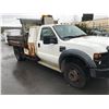 Image 2 : 2008 FORD F550 2-TON DUMP TRUCK, WHITE, VIN 1FD5F56Y58EE30003