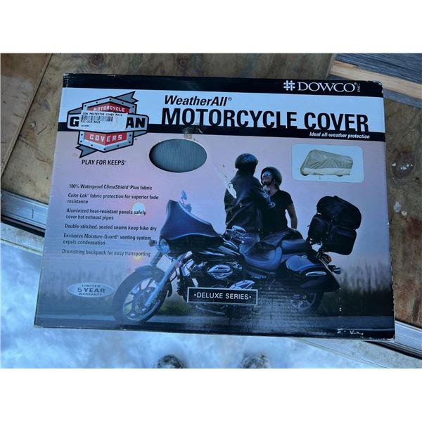 *NANOOSE* WEATHERALL MOTORCYCLE COVER. WATERPROOF. XL. NEW