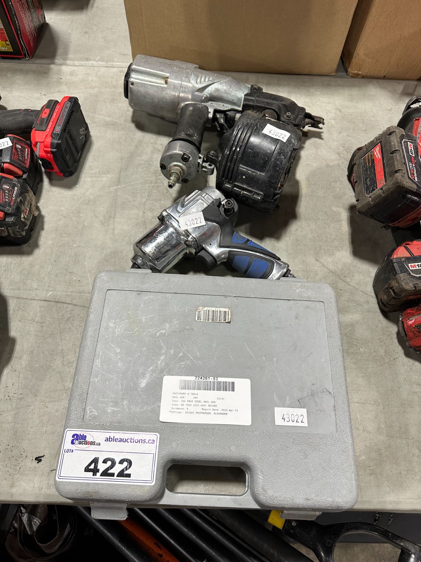 Pnumactic PNEUMATIC DRUM FED NAIL GUN, PNEUMATIC STAPLER, AND PNEUMATIC IMPACT ...