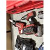 Image 2 : LOT OF ASSORTED MILWAUKEE CORDLESS POWER TOOLS INCLUDING 2 DRILLS, ANGLE GRINDER, HACKZALL AND 3