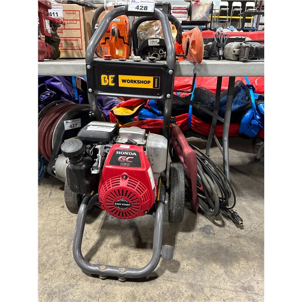 HONDA GC160 MOBILE GAS POWERED PRESSURE WASHER WITH HOSE AND WAND