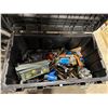 Image 2 : HUSKY MOBILE JOB BOX WITH CONTENTS OF ASSORTED HAND TOOLS AND BOLT CUTTERS