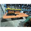 Image 2 : RED WOOD EXECUTIVE BOARDROOM TABLE WITH POWER 107.5" X 42" X 29"
