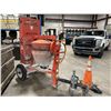 Image 2 : 2006 CROWN C6-C ORANGE CEMENT MIXER WITH TRAILER, ORANGE, VIN 2EP21311861021571