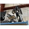 Image 1 : PAIR OF STRONGLITE MOBILE ADJUSTABLE COMMERCIAL MASSAGE STATION