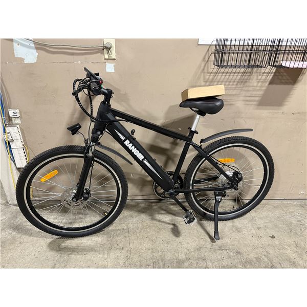 NATKO RANGER EBIKE.  350 WATT, 36 VOLT, 10 AMP HOUR LITHIUM ION BATTERY, DISC BRAKES, SHIMANO