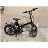 Image 2 : VTUVIA T20 BLACK 6 SPEED FRONT SUSPENSION 250 WATT ELECTRIC FOLDING BICYCLE WITH FULL DISC BRAKES,