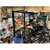 Image 2 : BLACK METAL INDUSTRIAL MATERIAL STORAGE RACK