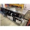Image 1 : DUKE STAINLESS STEEL COMMERCIAL MOBILE PREP TABLE 6' X 29.5" X 35"