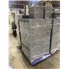 Image 2 : PALLET OF 26 GREY PLASTIC COMMERCIAL GLASSWARE WASH TRAYS WITH DOLLY