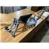 Image 2 : 2 ADJUSTABLE DESK MOUNTED DUAL MONITOR ARMS WITH 1 NEC MONITOR
