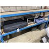 Image 1 : BLACK/NATURAL WOOD COLLAPSIBLE PORTABLE COMMERCIAL MASSAGE TABLE WITH CARRY CASE,