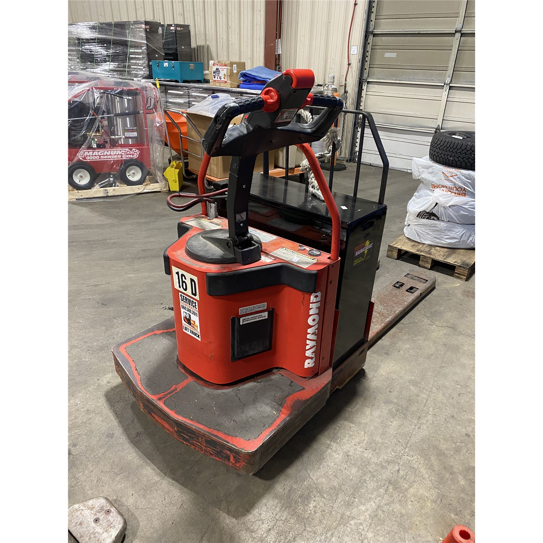 RAYMOND 112TM-FRE60L 24V 6000LBS CAPACITY INDUSTRIAL SINGLE PALLET ...