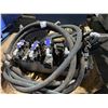 Image 2 : 5 VALVE INDUSTRIAL HYDRAULIC PUMP WITH HOSES