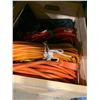 Image 2 : SHELF OF ASSORTED ELECTRICAL ITEMS, LIGHTING PARTS & MISCELLANEOUS EXTENSION CORDS