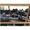 Image 2 : WOLVERINE LARGE 2 PCS HYDRAULIC SKID STEER AUGER ATTACHMENT, WITH 4 ASSORTED BITS