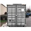 Image 2 : *H/T* *S* GREY 40' 52,910 MAX CAPACITY INDUSTRIAL TRANSPORT CONTAINER WITH 4 DUAL SWING SIDE DOORS,